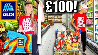 WHAT DOES £100 GET YOU IN THE UK'S CHEAPEST SUPERMARKET IN 2025?! Aldi grocery shopping haul