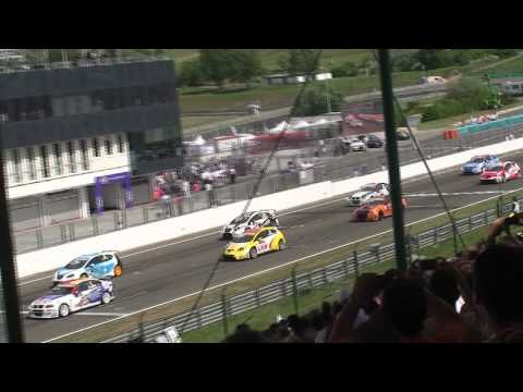 WTCC Hungaroring 2012 amazing start of Michelisz