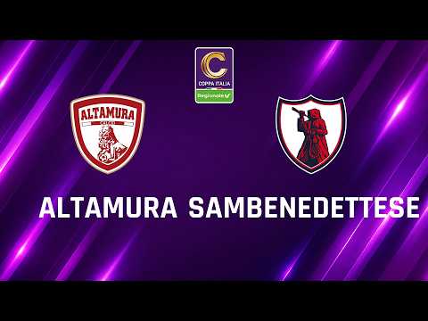 Altamura - Sambenedettese 2-2 (8-7 d.c.r.) | Coppa Italia Serie C Regionale | Gli Highlights