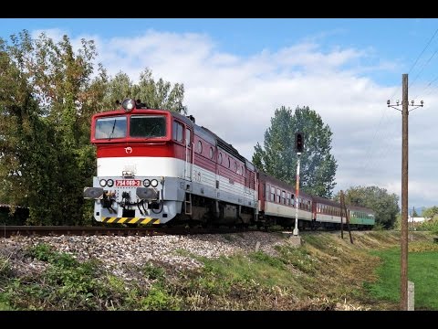 Vlaky Slovensko - ZSSK 754.069 Gáfor na trati ŽSR 145