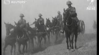 INDIA: Britain&#39;s new war on Indian Frontier with help from Camel Corps (1923)