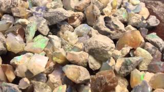 245g Welo Ethiopia Opal Rough Parcel Mix Grade 1-3g Size Pieces
