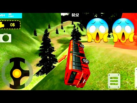 Real Offroad bus simulator 2020 tourist hill bus \\ bus driving game video