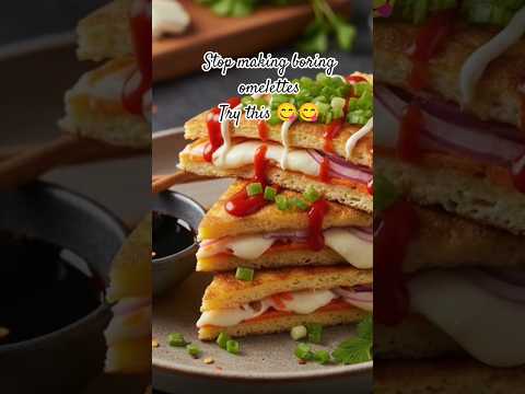 Crispy Rice Paper Omelette — 10-Minute Breakfast Hack #eggrecipe #ricepaperdumplings #recipe #eat