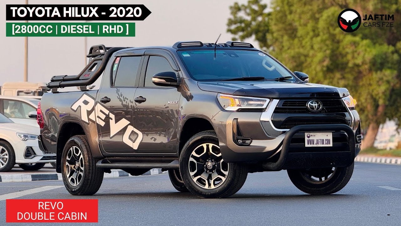 Toyota Hilux REVO | 2.8L DIESEL ENGINE | DOUBLE CABIN | AT | RHD | NUDGE BAR video