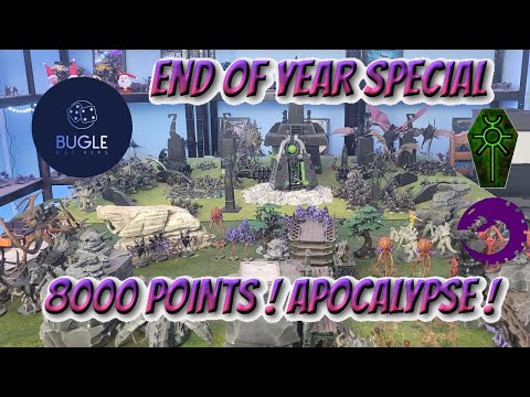 8000 Points Apocalypse Necrons vs Tyranids battle report