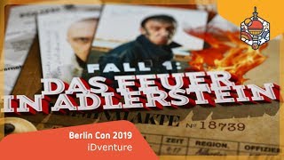 Das Feuer in Adlerstein: iDventure - Brettspiele - Berlin Con 2019