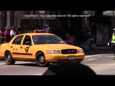 The NYPD Undercover Police Taxi of the Taxi Squad. New York 2015 HD ©