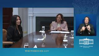 Vice President Harris Hosts a Roundtable Conversation as Part of Second Chance Month