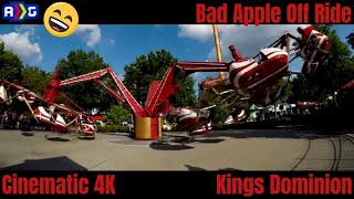 Bad Apple In Cinematic 4K | Off Ride | Kings Dominion |