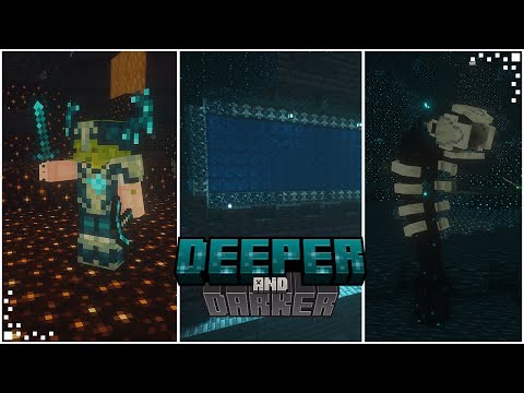 Deeper and Darker (Minecraft Mod Showcase) | New Dimension, Boss & Mythical Items
