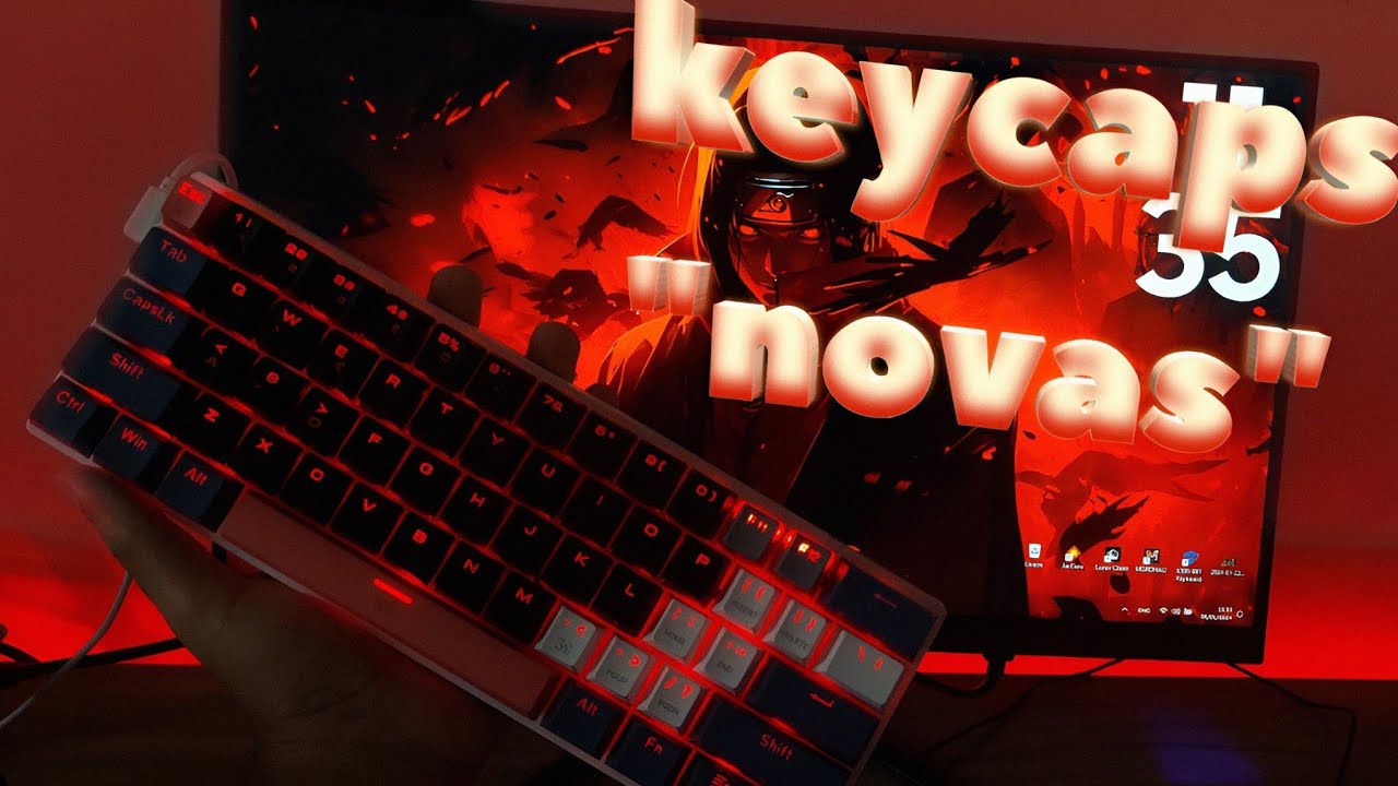 Tunando o meu machenike k500 com ``NOVAS`` keycaps