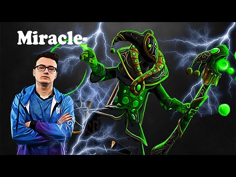 Miracle - Rubick Support | Dota 2 7.27d Gameplay