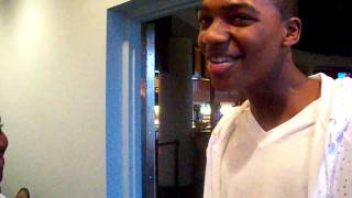 Mishon Singing just a kiss on our dinner date 8/27/09