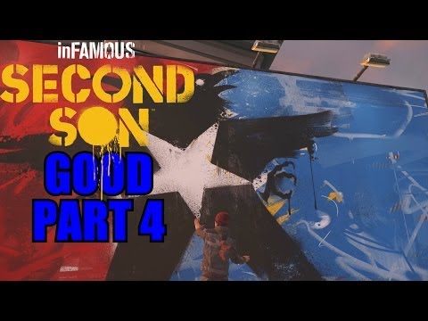 Infamous: Second Son Gameplay Walkthrough Part 4 PS4 Good Karma Review Playthrough