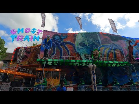 Edward Burton's Ghost Train on-ride POV - Beaconsfield Charter Fair 2022