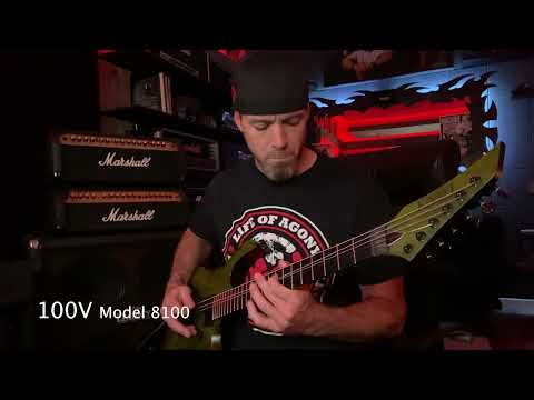 Death Symbolic Riff Tuned to B - Marshall Valvestate VS100 vs 8100