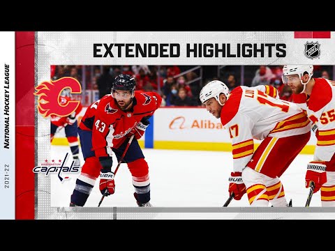 Calgary Flames vs Washington Capitals Oct 23, 2021 HIGHLIGHTS