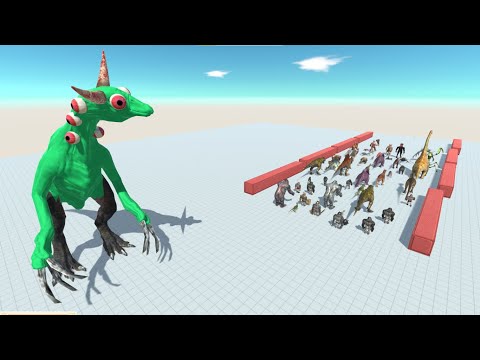 ESCAPE FROM ALIEN THERIZINOSAURUS - Animal Revolt Battle Simulator