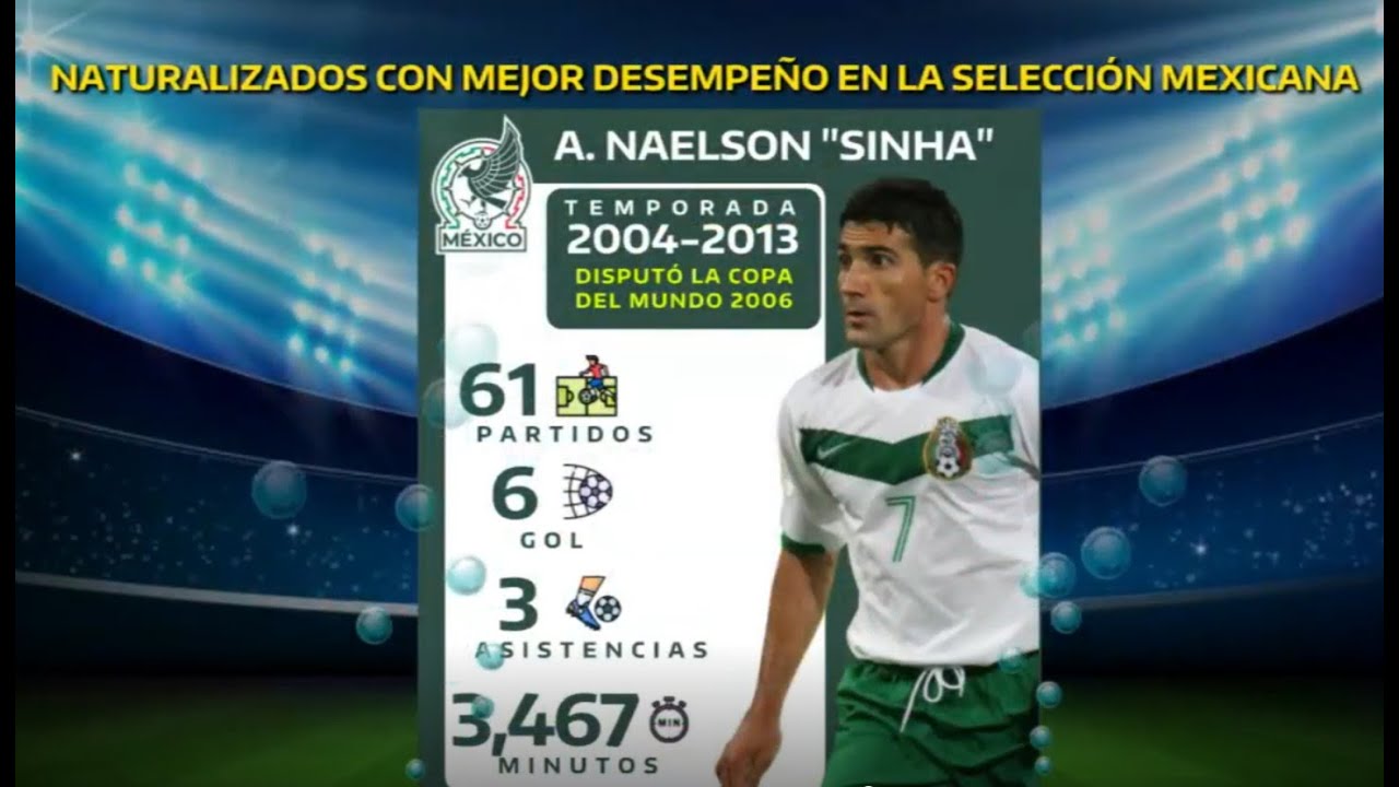 "SINHA, el MEJOR NATURALIZADO que ha JUGADO con la SELECCIÓN MEXICANA"
