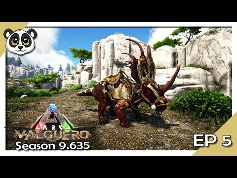 Taming Styracosaurus! | S9.635 EP5 | ARK: Valguero