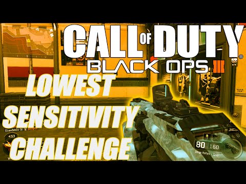 Lowest Sensitivity Challenge!! (Black Ops 3 Multiplayer Challenge)