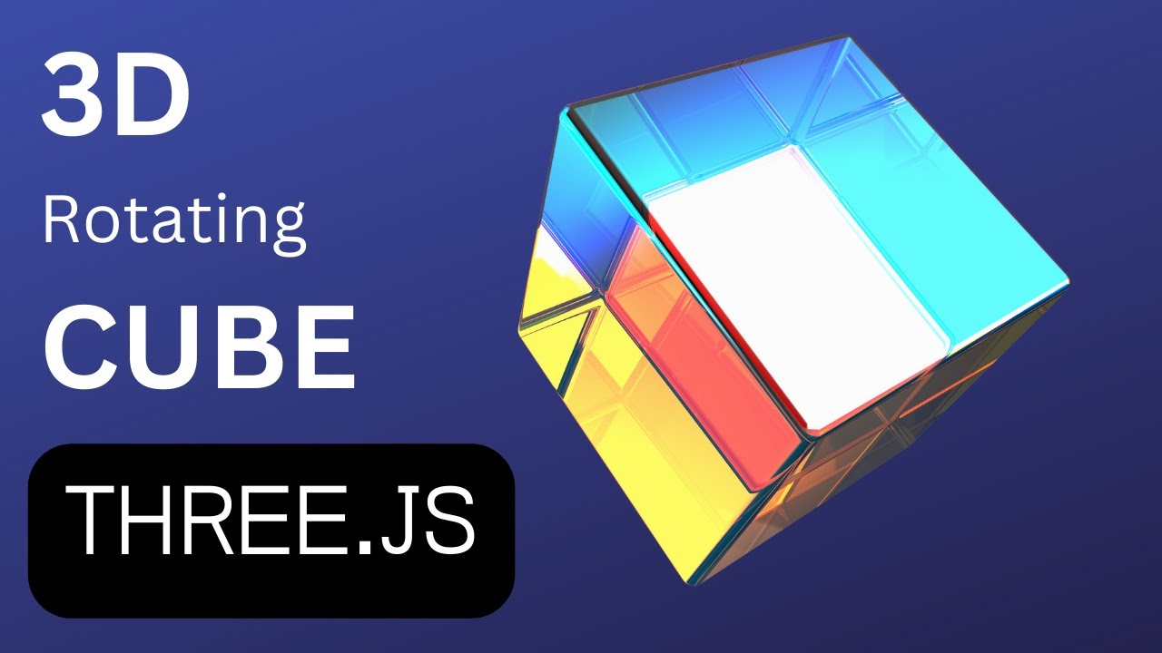 Animating 3D Box In JavaScript | THREE.JS | Web 3D Animation Graphics #graphicdesign #threejs