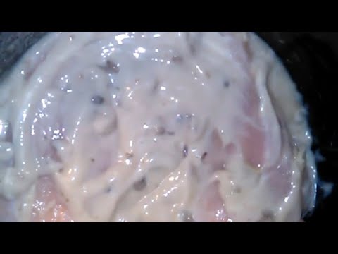 Creamy Mushroom Garlic Chicken in a Crock Pot