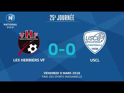 J25 : Vendée Les Herbiers Football - USCL (0-0), le résumé I National FFF 2018