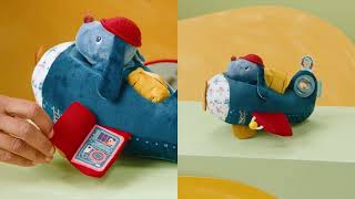 Juguete de actividad de avión para bebé Jules el perro