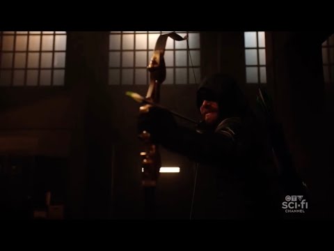 Arrow 8x06 - Green Arrow and Laurel Discuss the Monitor’s Time Loop Scene [HD]