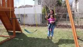 Swing Set Installation for Contest Winner