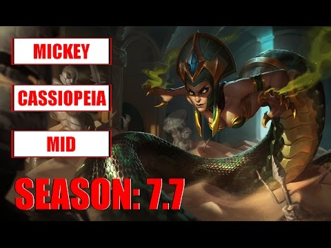 ROX Tigers Mickey Play Cassiopeia Mid Challenger Korean Pro Replay