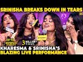Srinisha S Painful Outburst On Stage Kharesma S Powerpacked Singing Live Concert