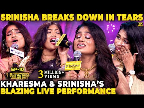 Srinisha’s Painful Outburst on Stage😭Kharesma's Powerpacked Singing🔥Live Concert 🥰