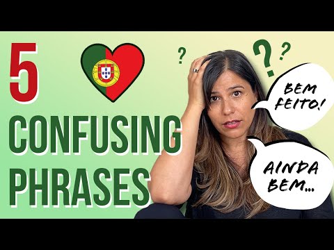 European Portuguese | 5 Confusing Phrases EXPLAINED!
