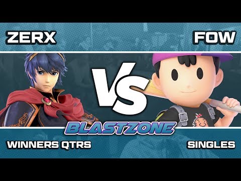 PSG Blastzone: Zerx (Marth) vs FOW (Ness) - Winners Qtrs