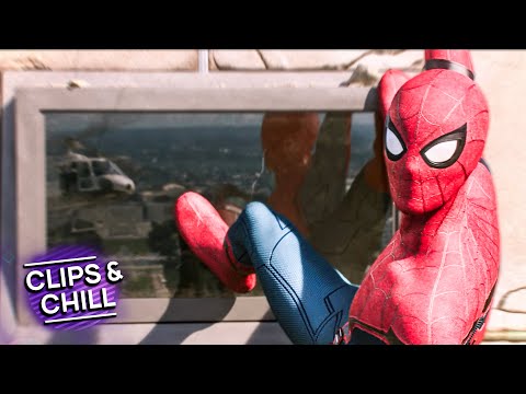 Spider-Man Rescues MJ & Friends at the Washington Monument | Spider-Man: Homecoming | Clips & Chill