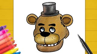 Como DIBUJAR a FREDDY FAZBEAR paso a paso