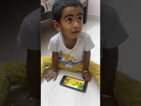 baby telling in fruits name tamil