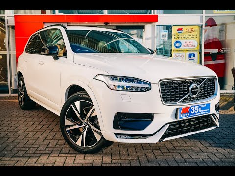 Volvo XC90 2.0 B5 R-DESIGN AWD 5Dr Auto Diesel Estate White SK69 VKR