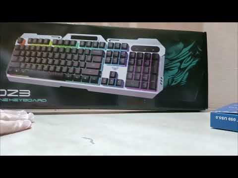 آنباکس کیبورد Aula f2023