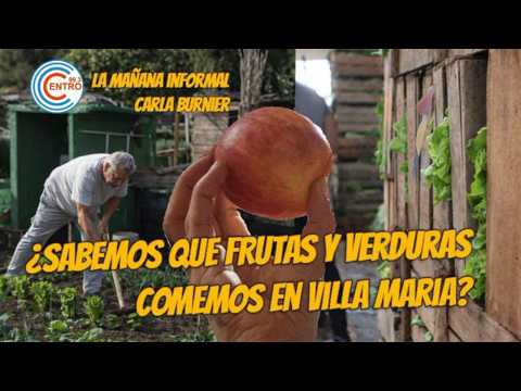 SABEMOS QUÉ FRUTAS Y VERDURAS COMEMOS EN VILLA MARIA? | Columna Ambiental | Carla Burnier