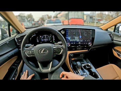 2022 LEXUS NX350h [ Luxury AWD ] 2.5l hybrid 240HP | POV Test Drive | Fuel consumption info