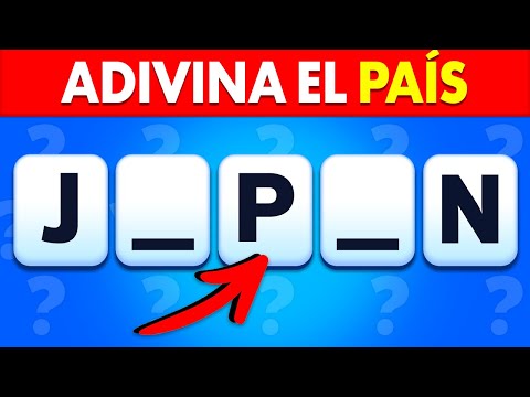 ¿Puedes adivinar el PAÍS sin VOCALES? | Reto de 100 PAÍSES