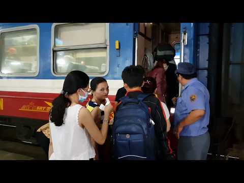 Nha Trang railway station at night (2018)