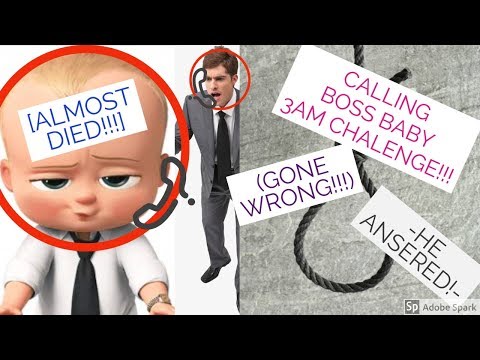 CALLING BOSS BABY AT 3AM 24 HOUR WALMART DARKWEB POTION CHALLANGE GONE WRONG (GONE SEXUAL)
