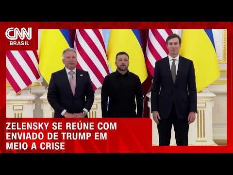 Zelensky se encontra na Noruega com enviados de Trump para discutir guerra | BASTIDORES CNN