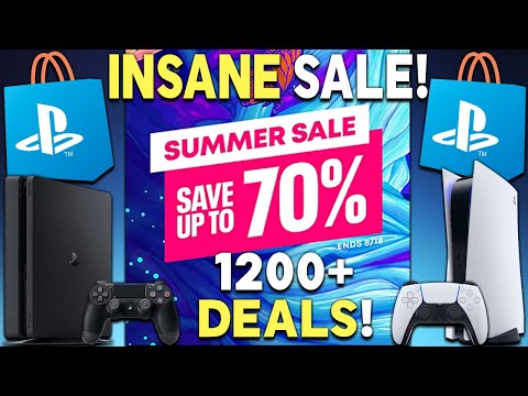 MASSIVE PSN SUMMER SALE LIVE RIGHT NOW - 1200+ PS4/PS5 Game Deals PSN Summer Sale 2021!