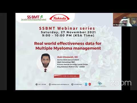 SSBMT Webinar Series - How I Treat AL Amyloidosis - 06 November 2021